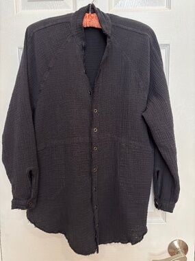 FREE PEOPLE - Summer Daydream Tunic in Black XS - We The Free